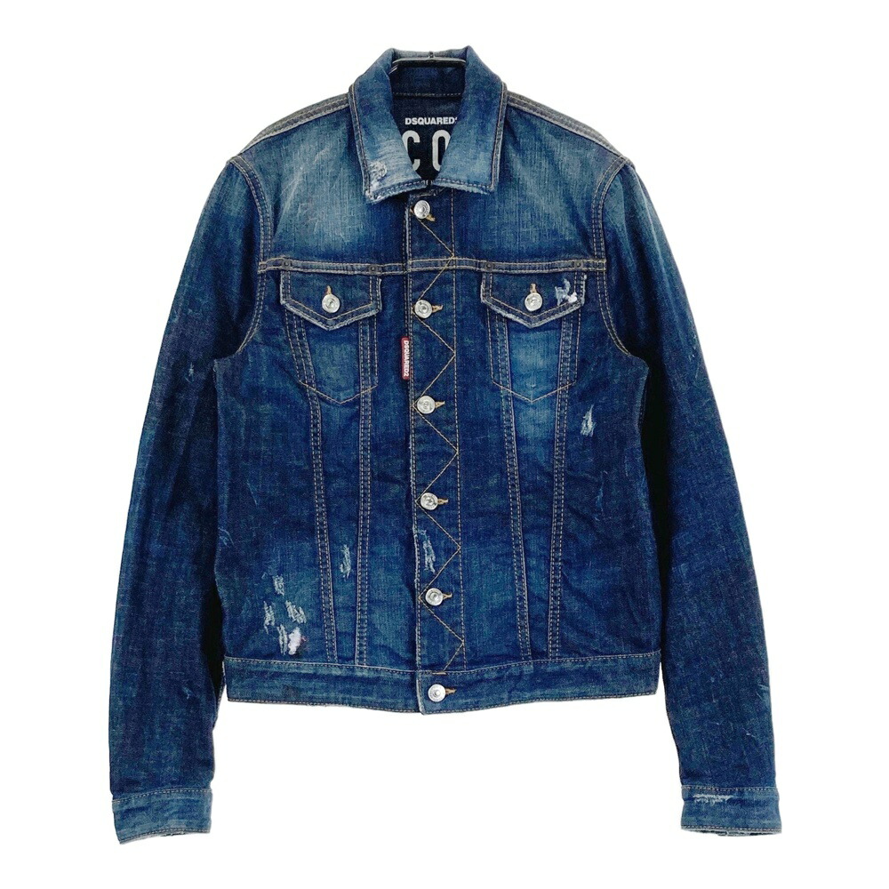 DSQUARED2 ディースクエアード  ジーンズ上衣 ICON  米国海軍系 44 【中古】メンズ
