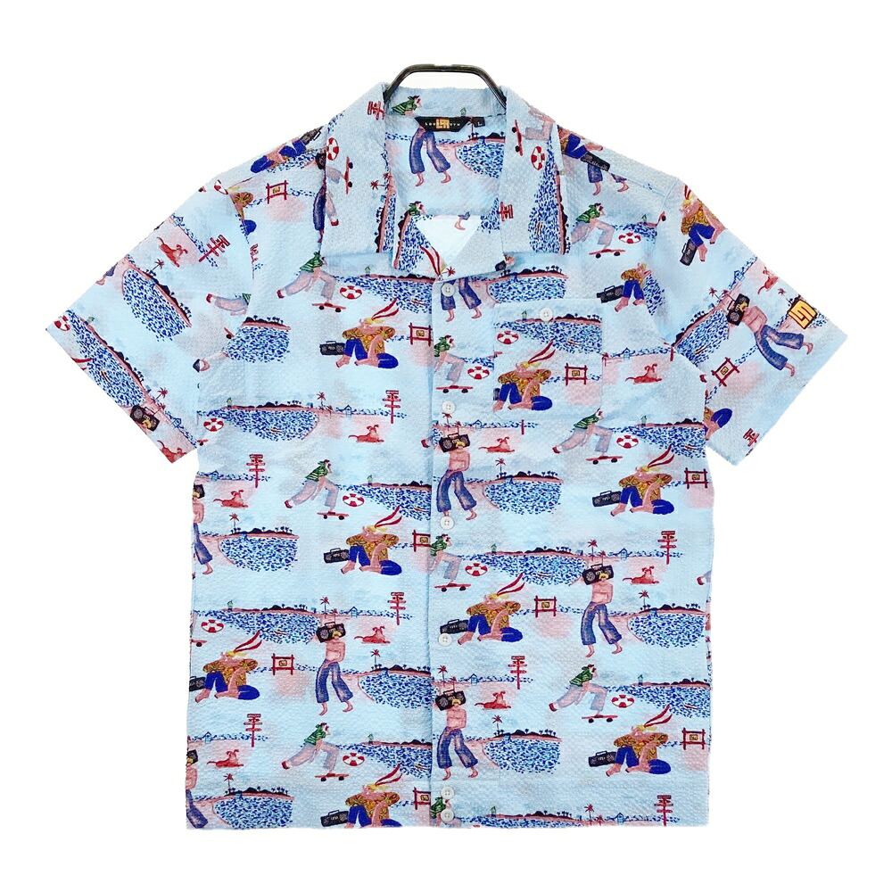 LOUD MOUTH ラウドマウス 半袖シャツ ブルー系 L 【中古】ゴルフウェア メンズ｜中古ゴルフウェア通販STST