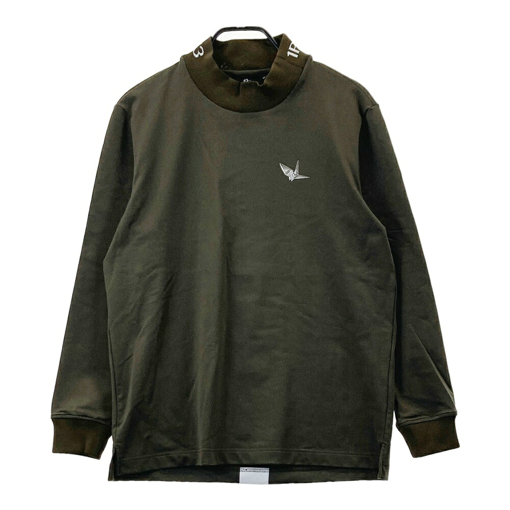 1PIU1UGUALE3 GOLF GRT189 NYU083 ハイネック長袖Tシャツ カーキ系 IV 【中古】ゴルフウェア メンズ｜中古ゴルフウェア通販STST