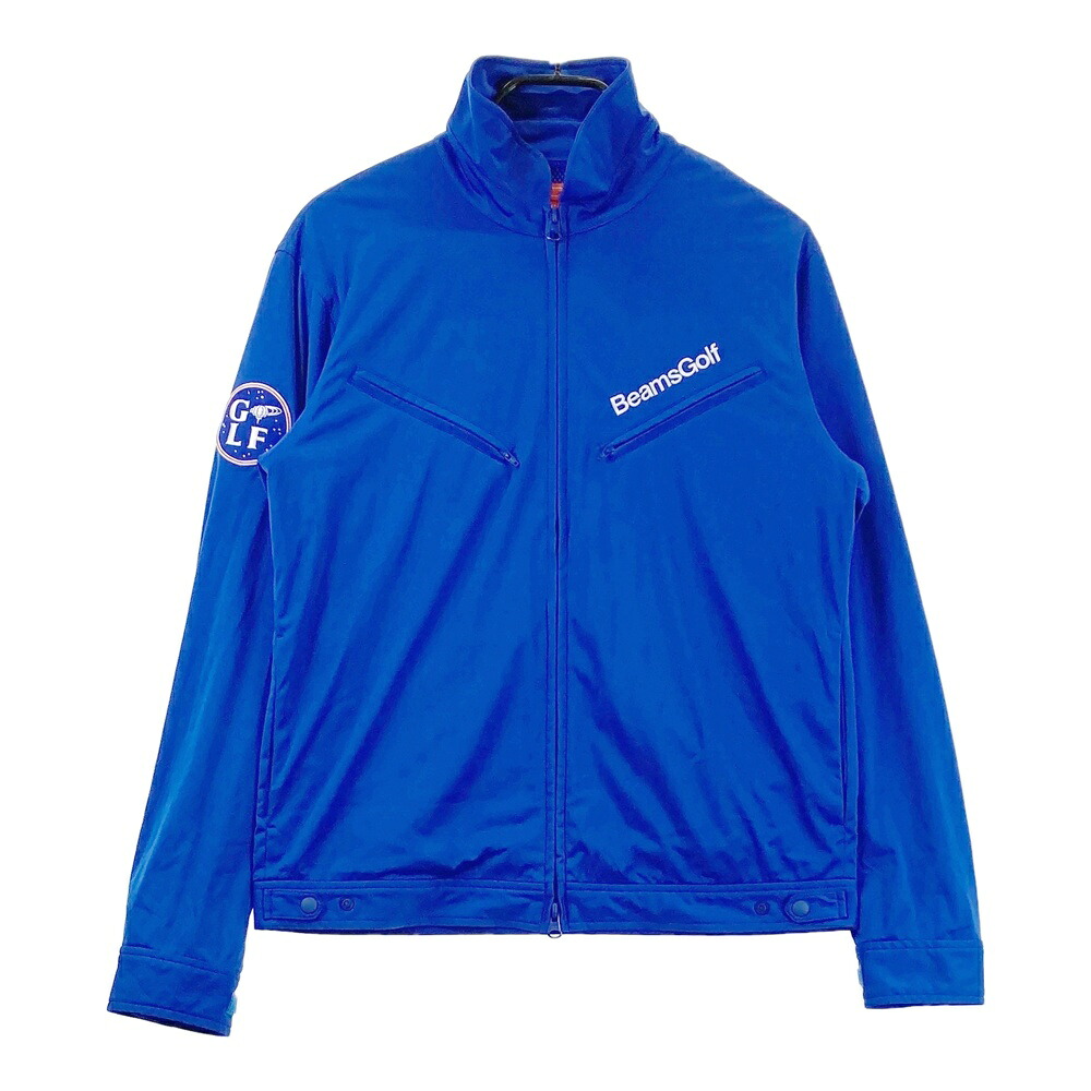 BEAMS GOLF ビームスゴルフ 裏メッシュ 長袖 ジップジャケット ブルー系 M 【中古】ゴルフウェア メンズ|中古ゴルフウェア通販STST