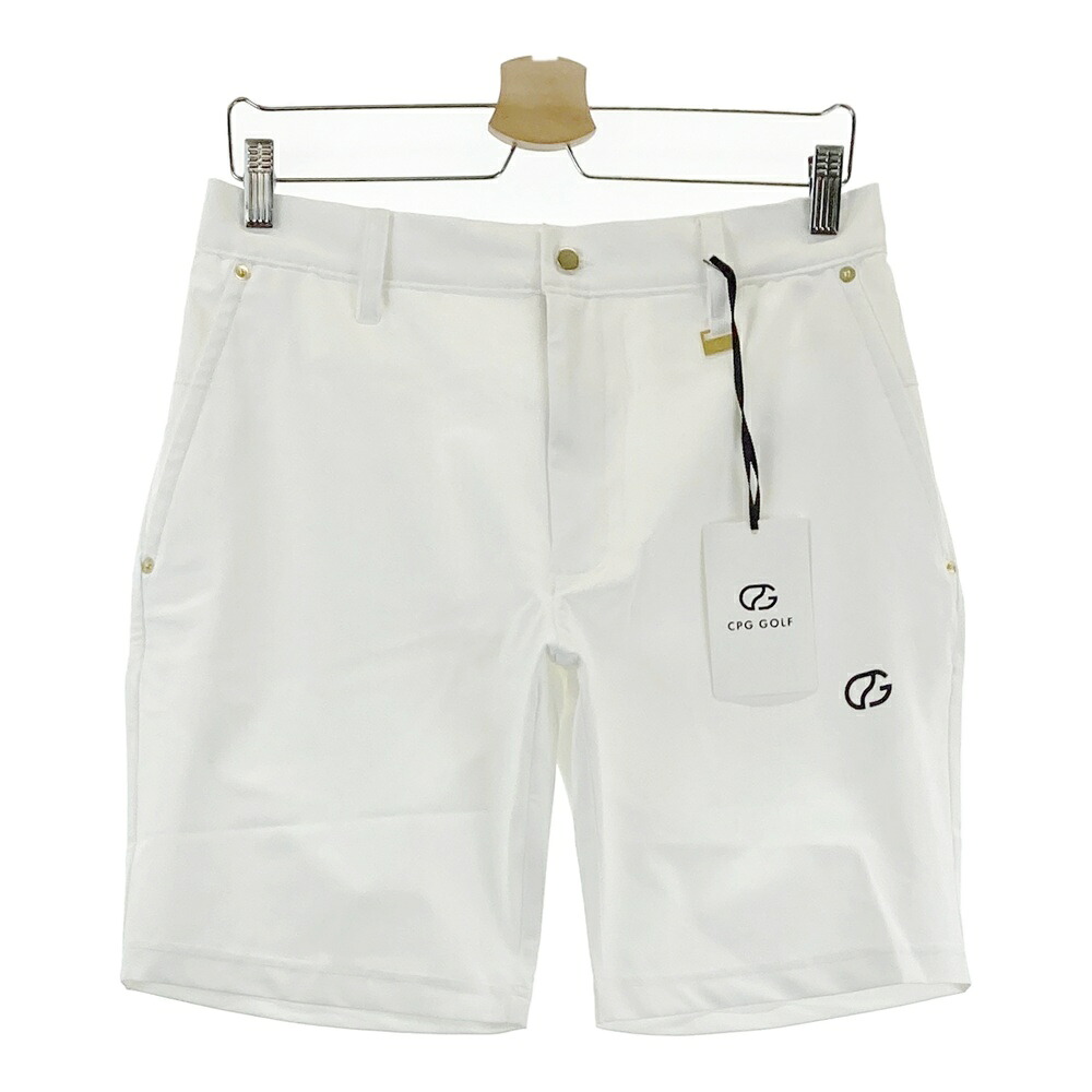 CPG GOLF シーピージーゴルフ 2105-25122 ハーフパンツ ホワイト系 2 【中古】ゴルフウェア メンズ|中古ゴルフウェア通販STST