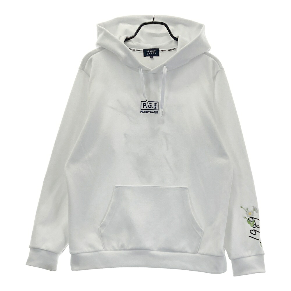 PEARLY GATES パーリーゲイツ パーカー ホワイト系 5 【中古】ゴルフウェア メンズ｜中古ゴルフウェア通販STST