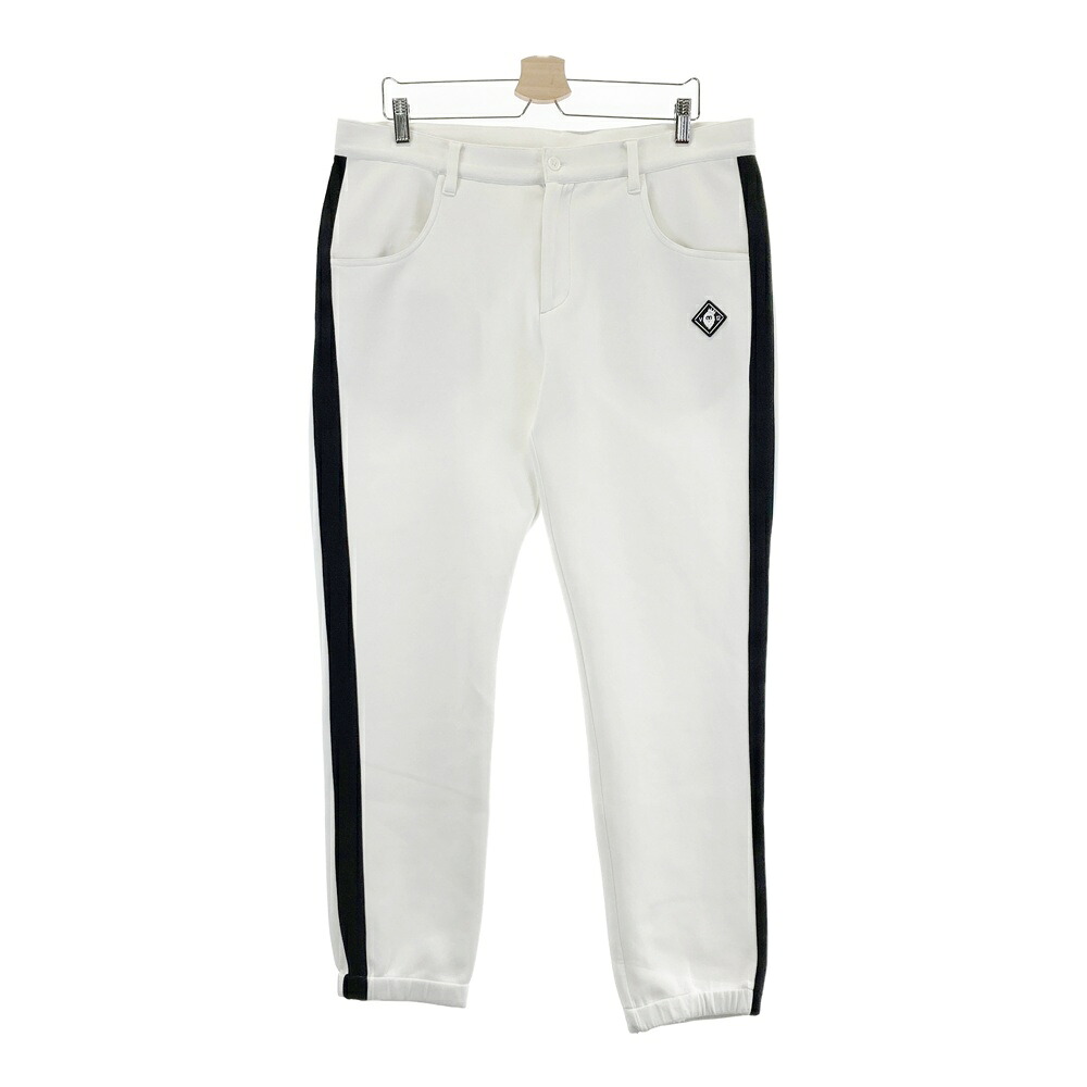 V12 ヴィトゥエルヴ 2024年 ダンボールニット ストレッチパンツ ホワイト系 XXL 【中古】ゴルフウェア メンズ｜中古ゴルフウェア通販STST