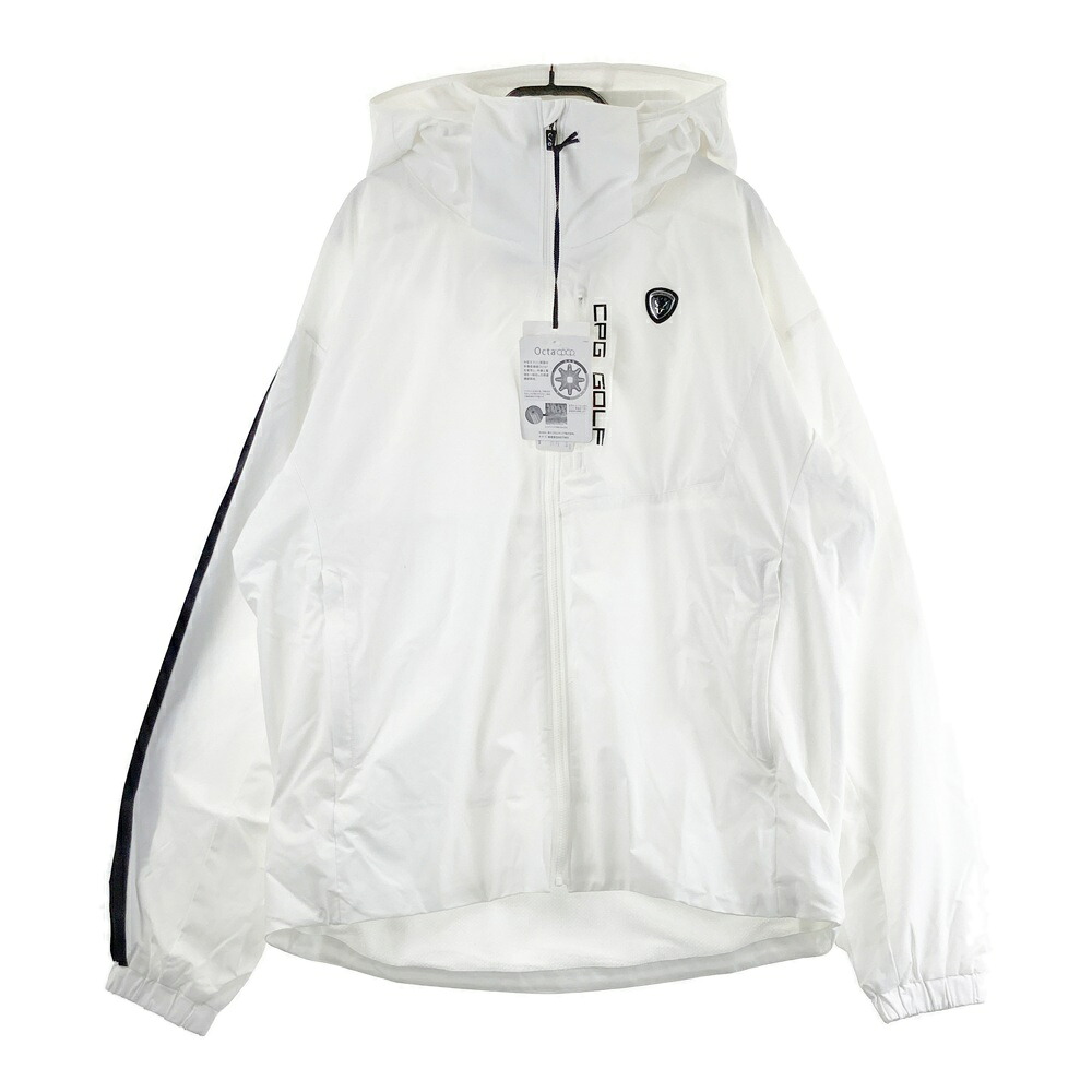 CPG GOLF シーピージーゴルフ 2203-24216 2WAY ウィンドジャケット オクタ ホワイト系 4 【中古】ゴルフウェア メンズ|中古ゴルフウェア通販STST