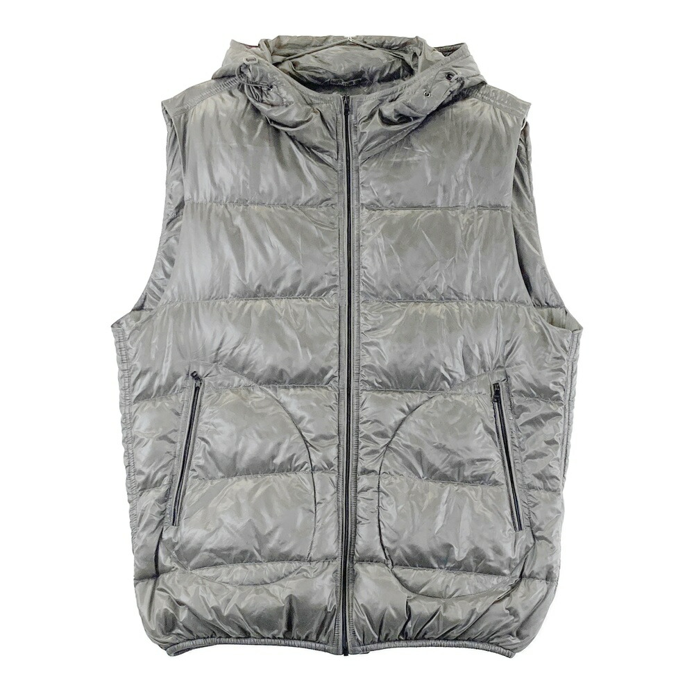 HERNO ヘルノ 77785-76064-8 パッカブル ライトダウンベスト グレー系 50 【中古】メンズ|中古ゴルフウェア通販STST