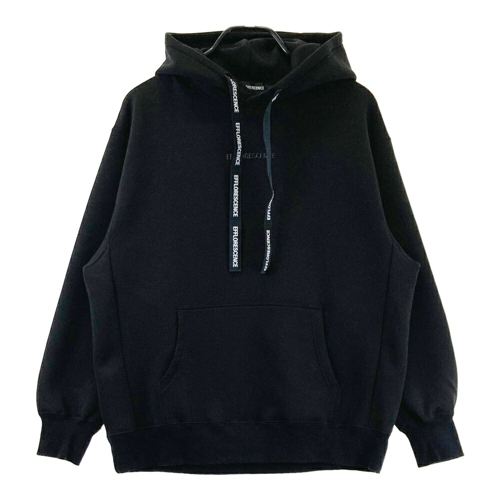 EFFLORESCENCE エフロレッセンス 長袖 スウェット パーカー ブラック系 L 【中古】ゴルフウェア メンズ｜中古ゴルフウェア通販STST