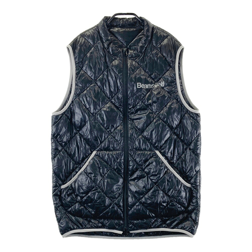 BEAMS GOLF ビームスゴルフ 中綿ベスト ブラック系 L 【中古】ゴルフウェア メンズ|中古ゴルフウェア通販STST