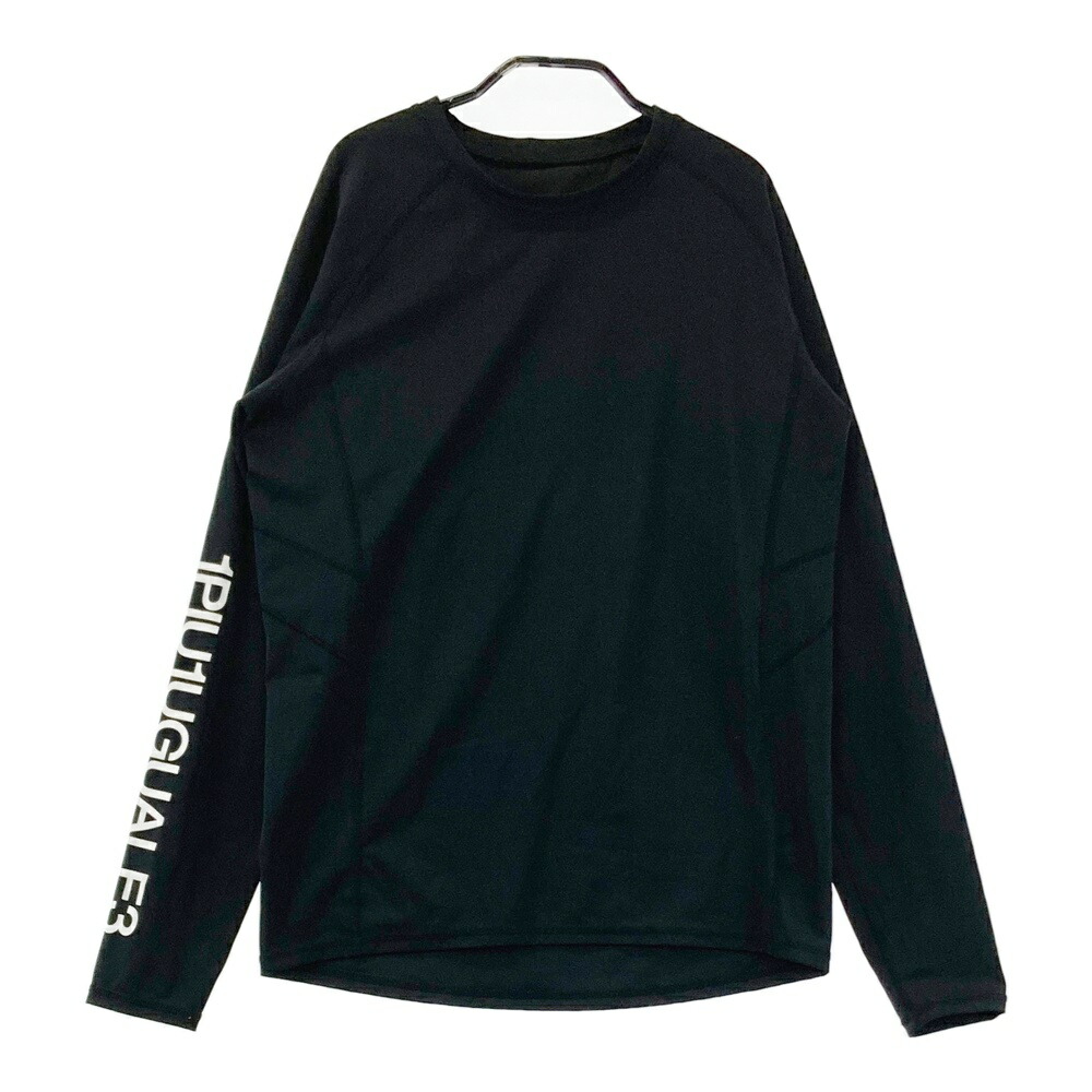 1PIU1UGUALE3 GOLF 長袖Tシャツ ブラック系 6 【中古】ゴルフウェア メンズ|中古ゴルフウェア通販STST