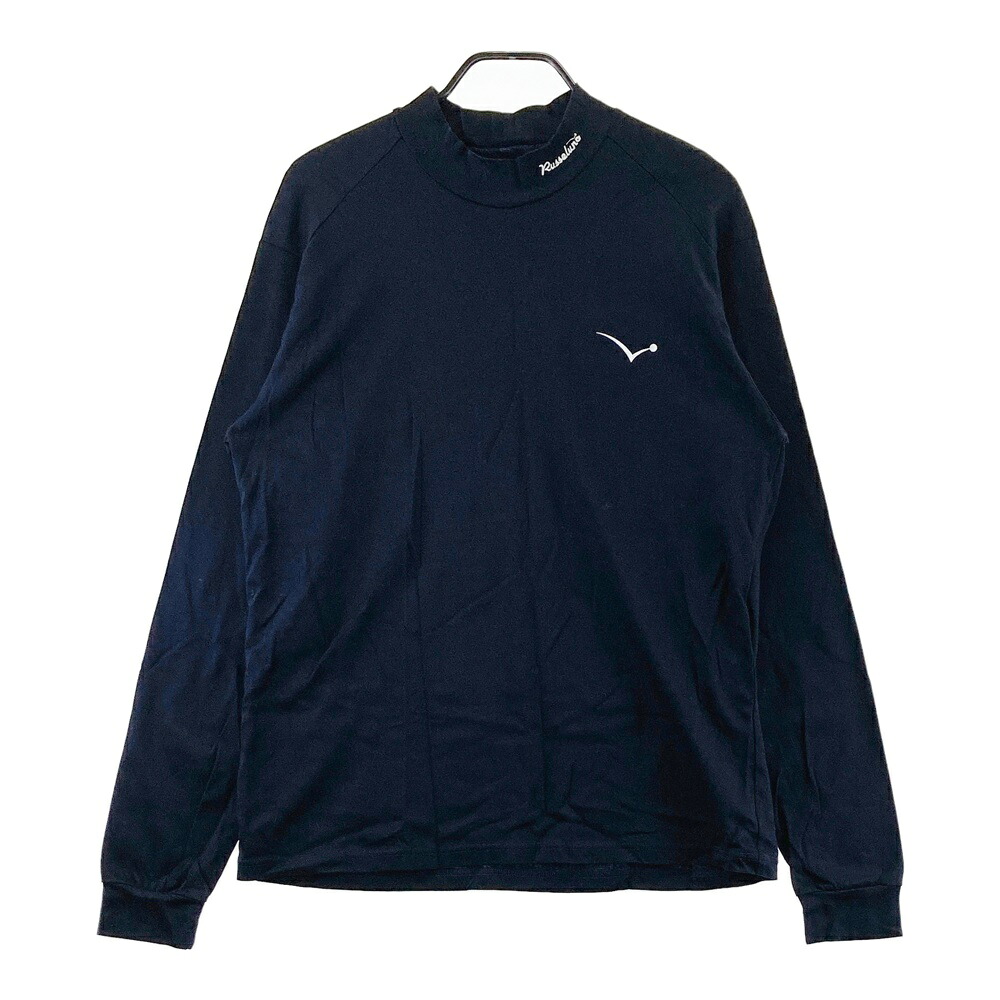 RUSSELUNO ラッセルノ ハイネック長袖 Tシャツ ネイビー系 6 【中古】ゴルフウェア メンズ|中古ゴルフウェア通販STST
