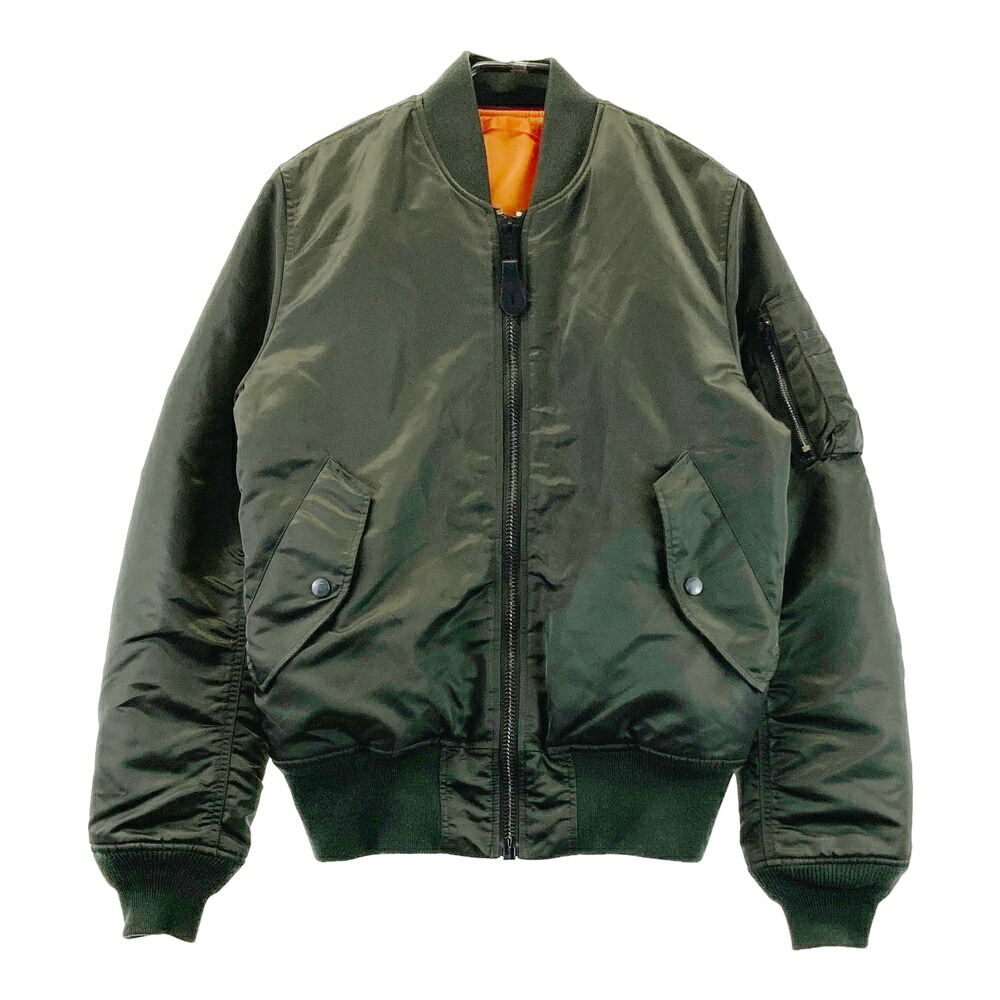 ALPHA INDUSTRIES アルファ インダストリーズ 20004-203 MA-1 フライトジャケット カーキ系 S 【中古】メンズ|中古ゴルフウェア通販STST