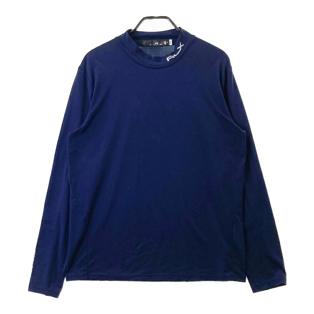 RLX ラルフローレン モックネック 長袖Tシャツ ネイビー系 M 【中古】ゴルフウェア メンズ｜中古ゴルフウェア通販STST