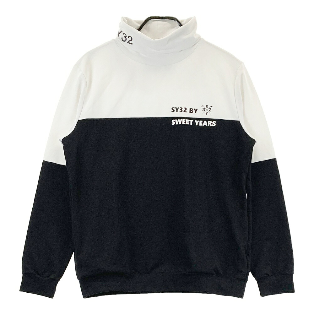 SY32 BY SWEET YEARS GOLF エスワイサーティトゥ タートルネック 長袖Tシャツ ブラック系 M 【中古】ゴルフウェア メンズ｜中古ゴルフウェア通販STST