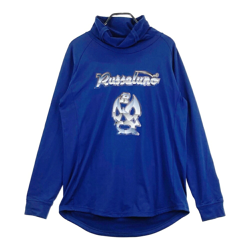 RUSSELUNO ラッセルノ 裏起毛 ハイネック長袖Tシャツ ルチャ ネイビー系 6 【中古】ゴルフウェア メンズ｜中古ゴルフウェア通販STST
