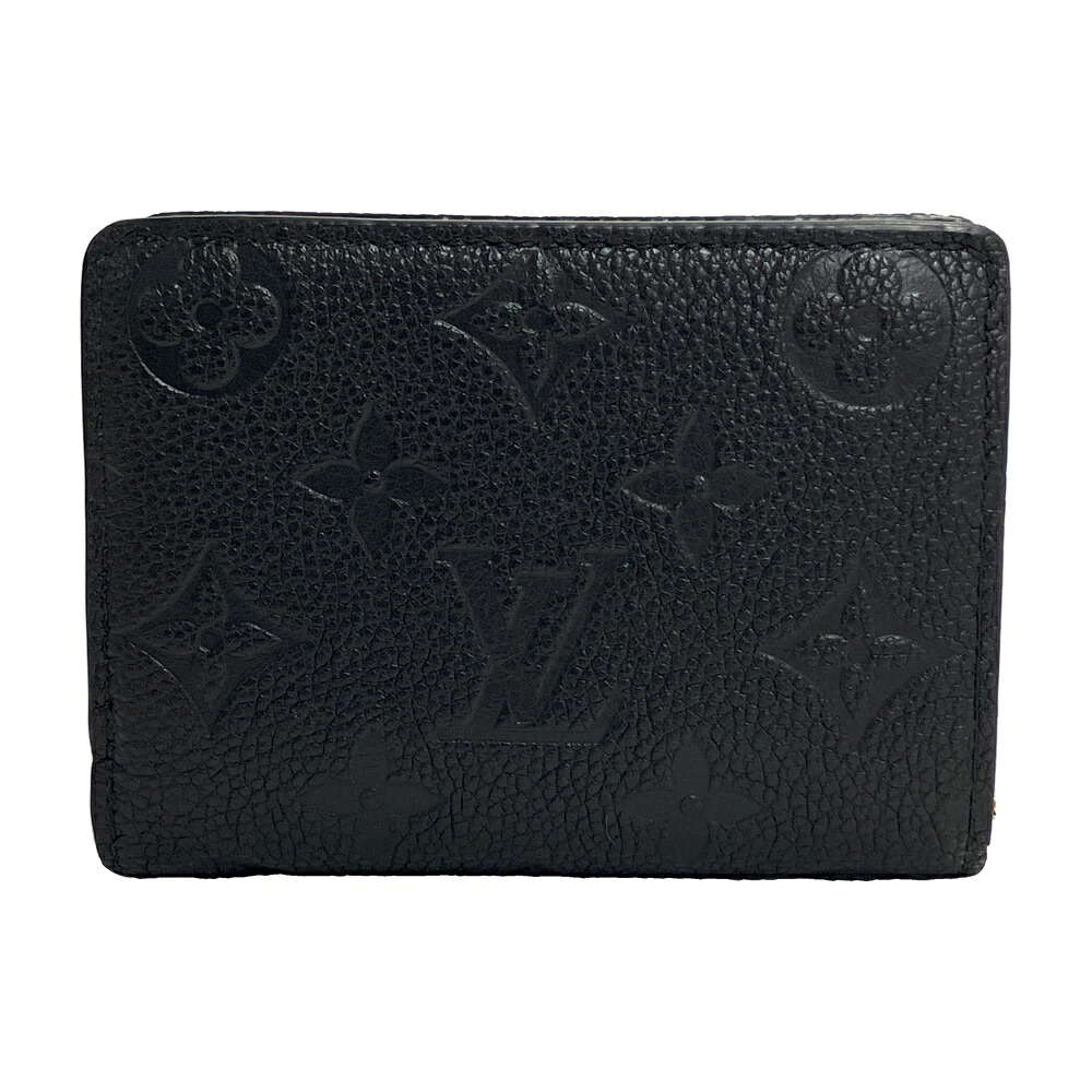 LOUIS VUITTON ルイ ヴィトン M80151/RFID ポルトフォイユ クレア 二つ折り財布 モノグラム アンプラント ブラック系 【中古】メンズ｜中古ゴルフウェア通販STST