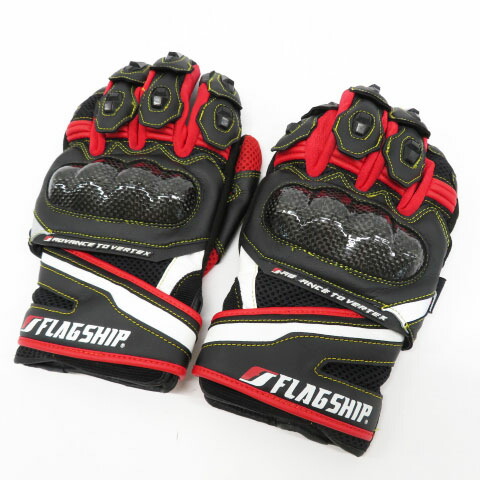 Flagship 炭素グローヴ レッド仕組み L 中古 自動自転車着物 メンズ 3980巡回 税込み 以上で送料無料 Datadotlabs Com