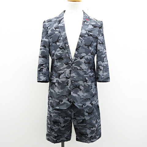 楽天市場】テーラードジャケット 迷彩 セットアップ スーツ メンズ