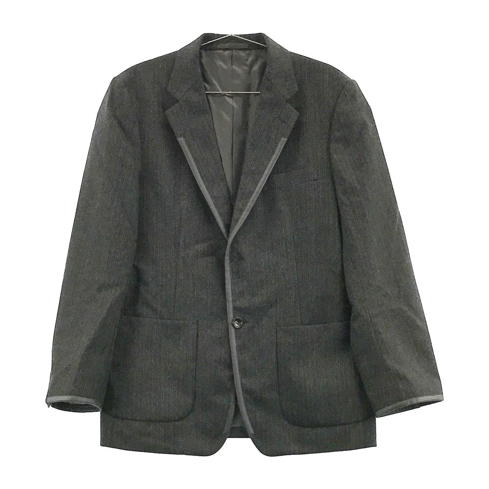 COMME des GARCONS HOMME コムデギャルソンオム AD2018 上衣 縞模様 薄墨色系 S 【中古】メンズ