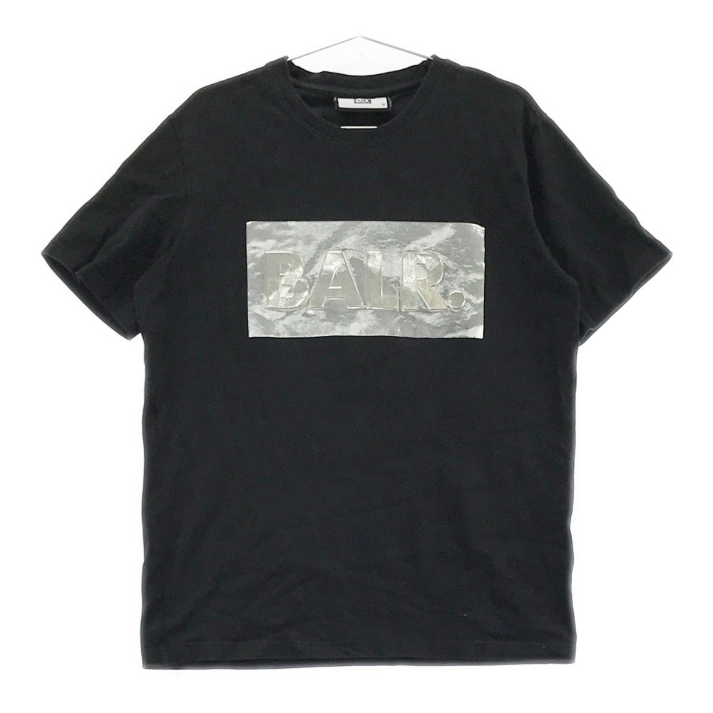 BALR ボーラー 半袖Tシャツ SILVER CLUB ブラック系 M 【中古】メンズ