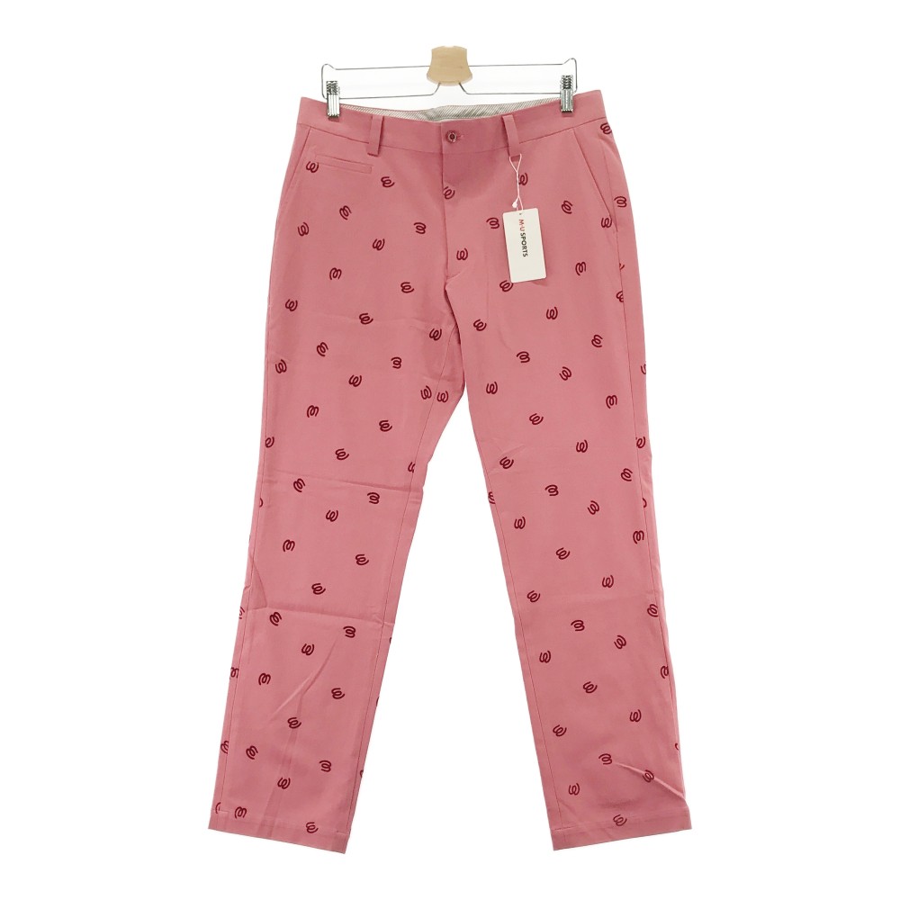 MU SPORTS エムユースポーツ ノータックパンツ ピンク系 54 【中古】ゴルフウェア メンズ 7,814円