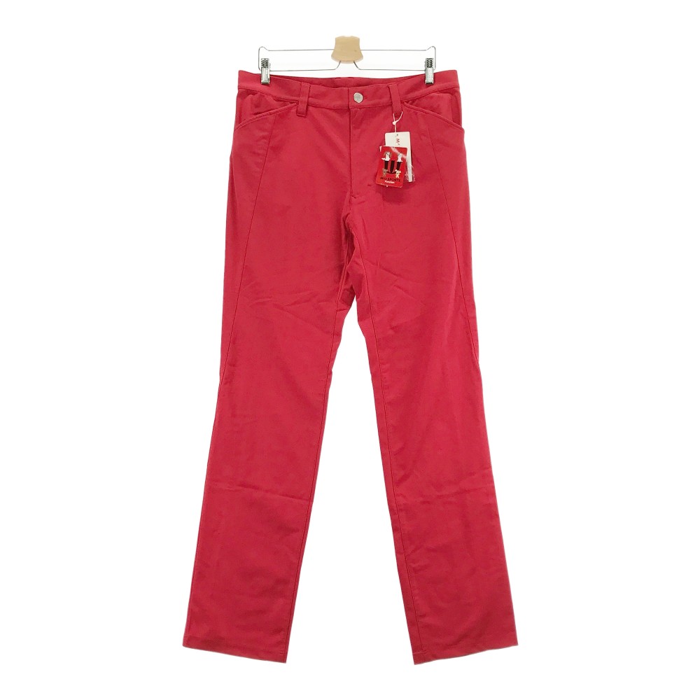 MU SPORTS エムユースポーツ ノータックパンツ レッド系 54 【中古】ゴルフウェア メンズ