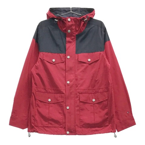 TOMMY HILFIGER トミーヒルフィガー フルジップ ジャケット レッド系 L 【中古】メンズ 8,828円