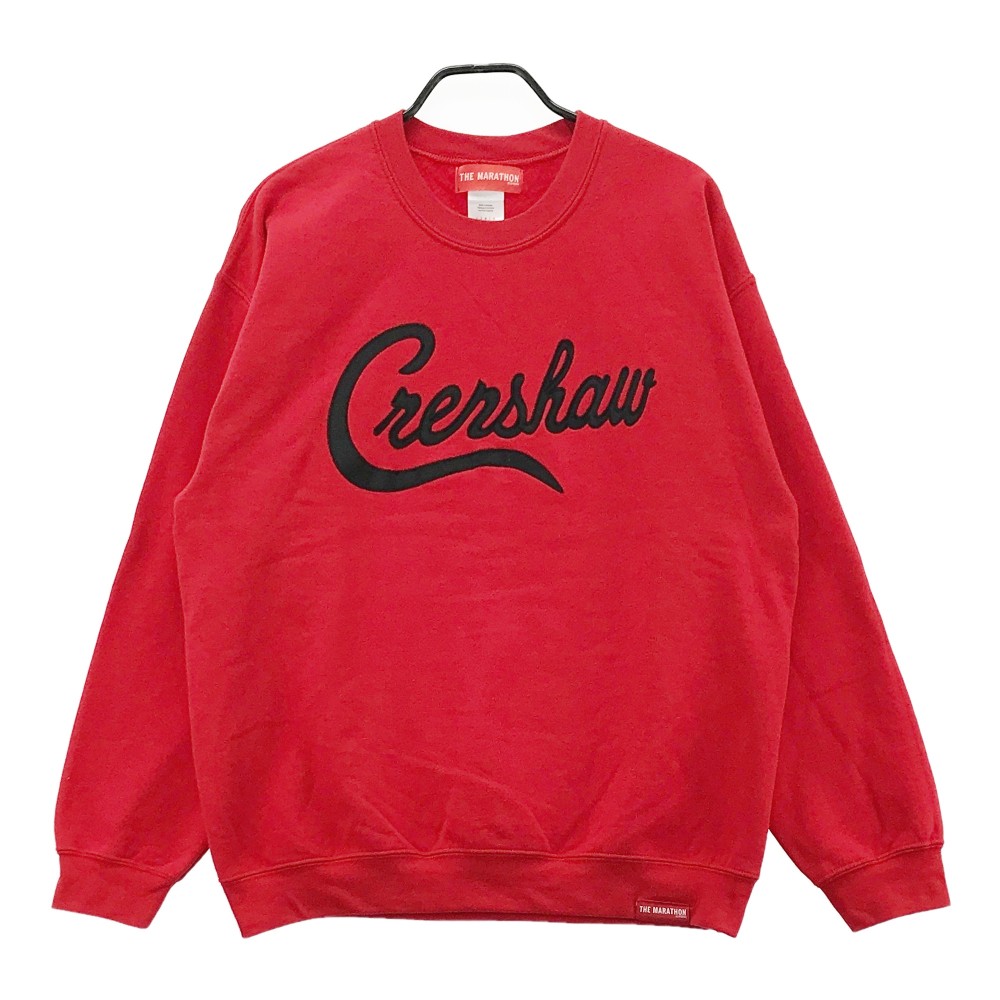 THE MARATHON CLOTHING　ザ マラソン クロージング スウェット トレーナー レッド系 L 【中古】メンズ