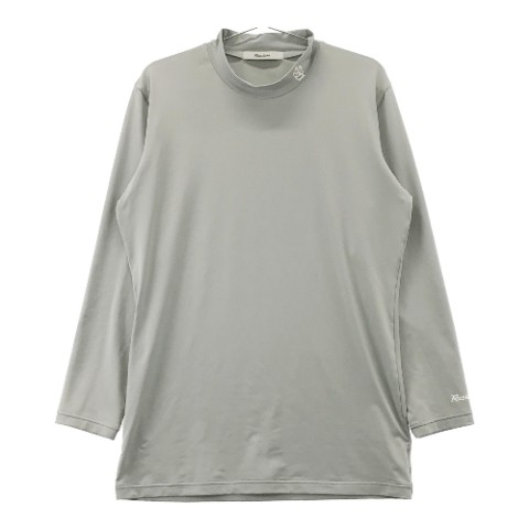 RUSSELUNO ラッセルノ 2021年モデル ハイネック 長袖Tシャツ ルチャ グレー系 7 【中古】ゴルフウェア メンズ