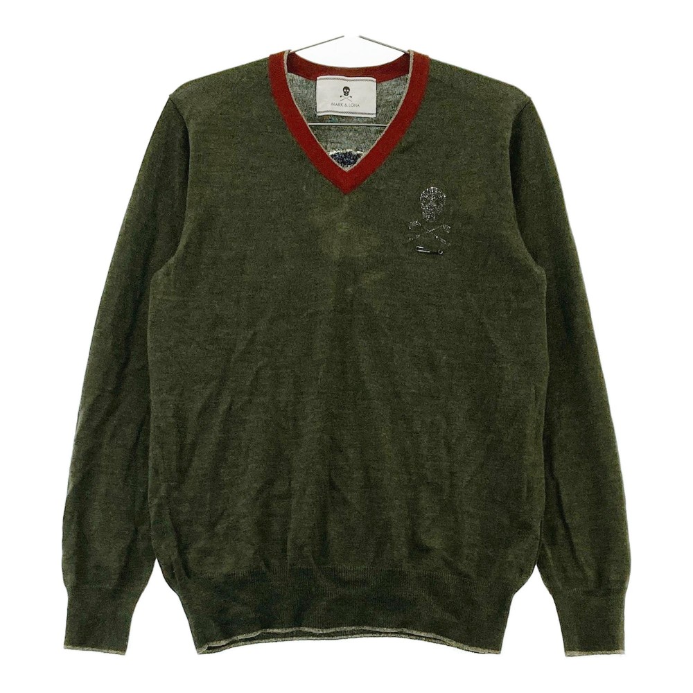 MARK＆LONA マークアンドロナ 迷彩調 カモフラ ニット 48(L) 楽天市場】MARK&LONA マークアンドロナ Vネック ニットセーター