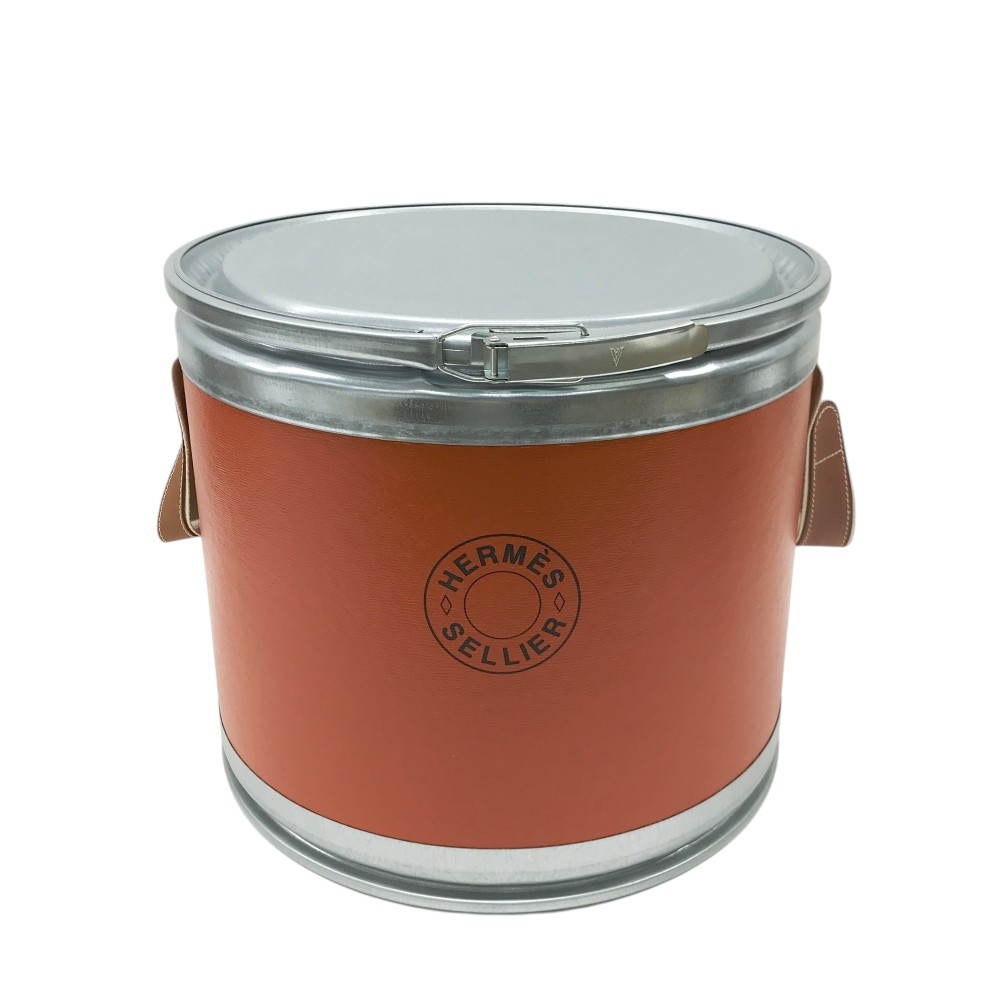 楽天市場】【美品】 HERMES エルメス サドルボックス BOX 缶 ドラム缶