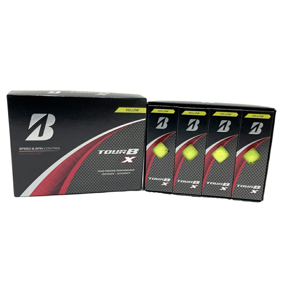 BRIDGESTONE GOLF ブリヂストンゴルフ 2024年モデル TOUR B X ゴルフボール 1ダース イエロー系 【中古】ゴルフウェア｜中古ゴルフウェア通販STST