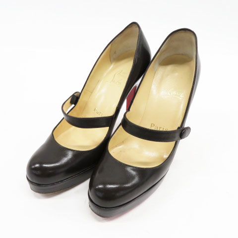 美品☆クリスチャンルブタンパテントパンプスエナメルヒール35 楽天市場】Christian Louboutin クリスチャン ルブタン パンプス