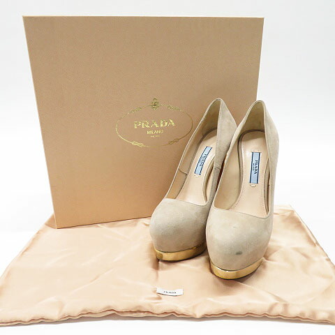 楽天市場】PRADA プラダ オープントゥ パンプス ハイヒール パテント