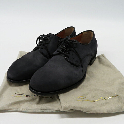 SANTONI サントーニ 14272 シューズ プレーントゥ  米国海軍系 6 【中古】メンズ