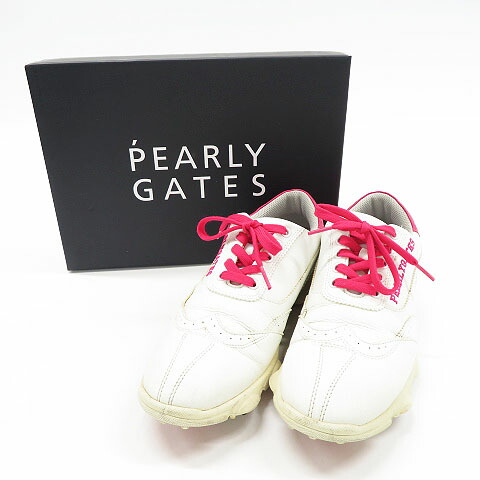 楽天市場】パーリーゲイツ PEARLY GATES PINKローカット スパイクレス