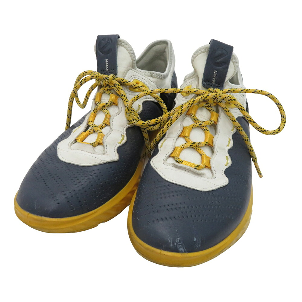 ecco エコー スニーカー ST1 Lite ネイビー系 39 【中古】メンズ|中古ゴルフウェア通販STST