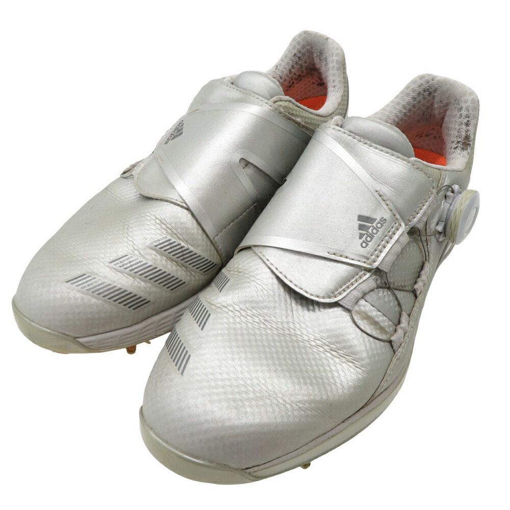 ADIDAS GOLF アディダスゴルフ FW5636 2021年モデル ゴルフシューズ ZG21 BOA グレー系 23 【中古】ゴルフウェア レディース