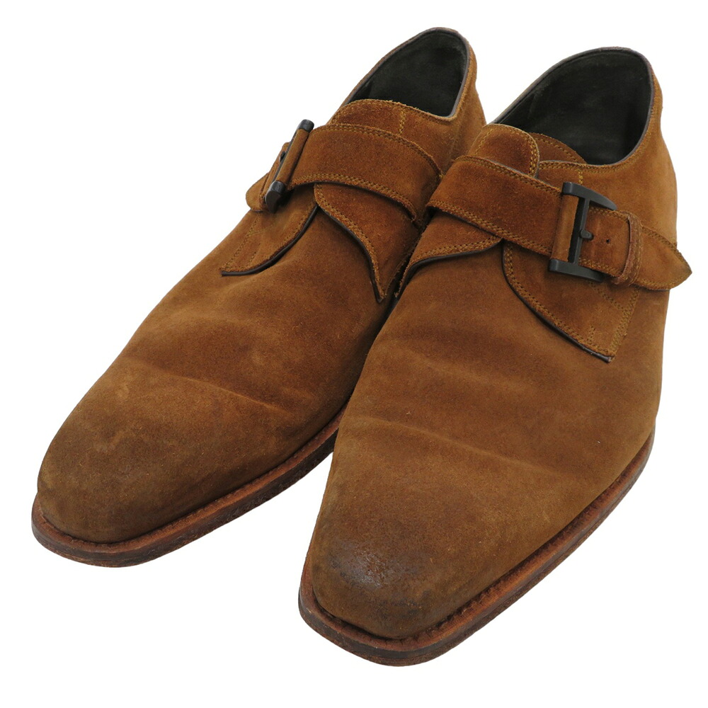 MAGNANNI マグナーニ スエード ストラップシューズ ブラウン系 42 【中古】メンズ 13,860円