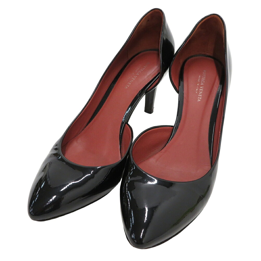 BOTTEGA VENETA ボッテガ ヴェネタ パンプス ブラック系 36 【中古】レディース|中古ゴルフウェア通販STST