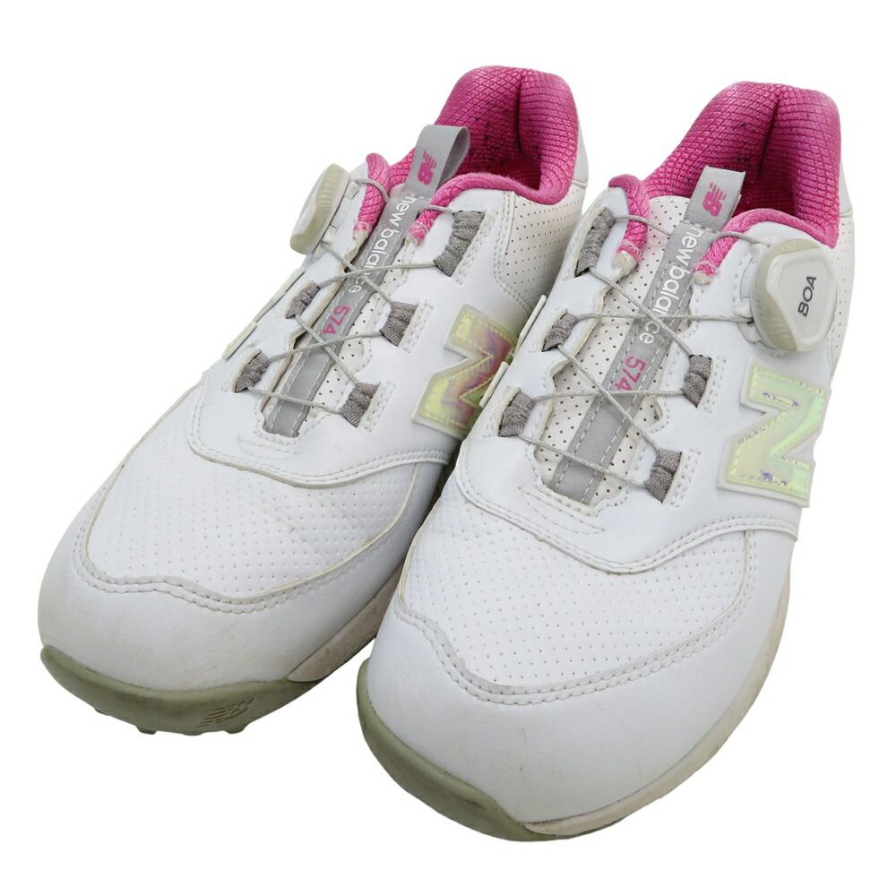 楽天市場】ニューバランス ゴルフシューズ シルバー×黒 一部レオパード