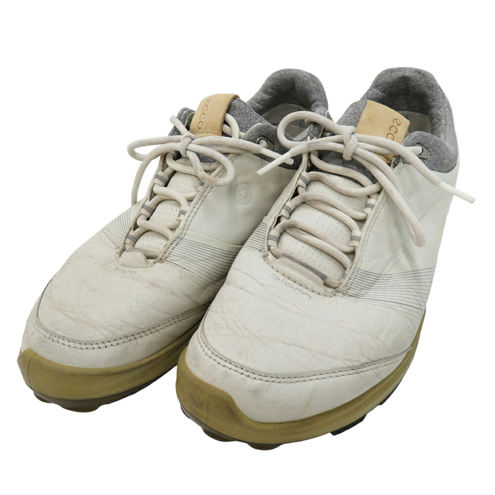 ecco エコー 125503-51227 ゴルフシューズ BIOM HYBRID 3 GTX ホワイト系 24.0CM 【中古】ゴルフウェア レディース 9,154円