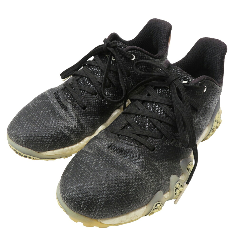 ADIDAS GOLF アディダスゴルフ GX6215 ゴルフシューズ CODECHAOS 22 ブラック系 23.5CM 【中古】ゴルフウェア レディース