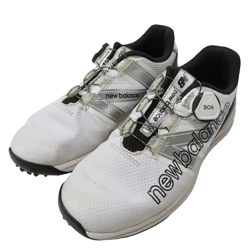 NEW BALANCE ニューバランス ゴルフシューズ シルバー系 23 [240101118649] ゴルフウェア レディース New Balance NEW BALANCE ニューバランス ゴルフシューズ