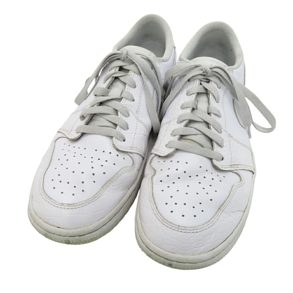 NIKE GOLF ナイキゴルフ DD9315-110 ゴルフシューズ AIR JORDAN 1 LOW GOLF クロコダイル調 ホワイト系 29cm 【中古】ゴルフウェア メンズ｜中古ゴルフウェア通販STST