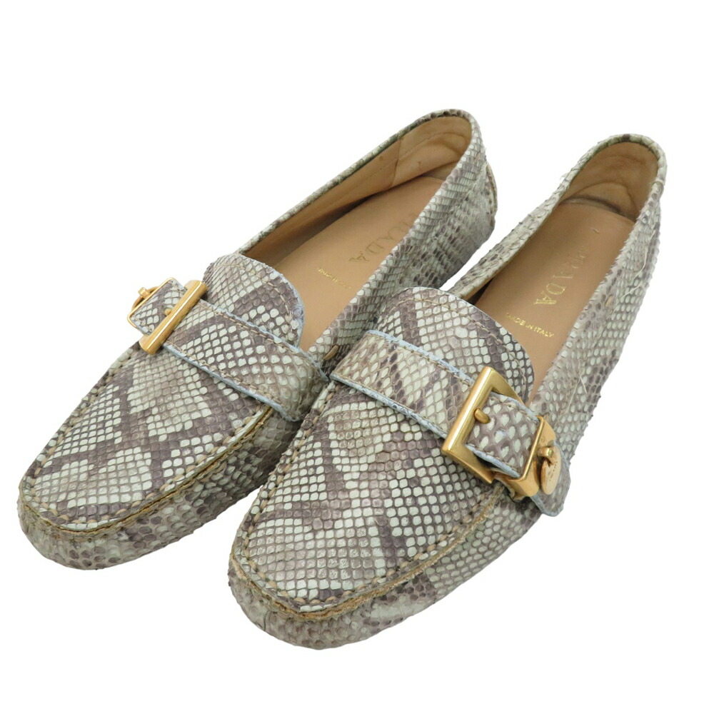 【PRADA】レディース スエードモカシン 楽天市場】PRADA プラダ 20AW スエード モカシン ドライビング