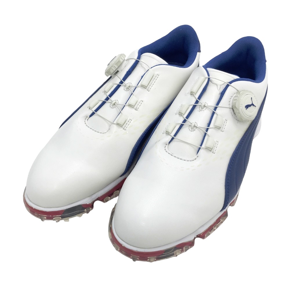 PUMA プーマ ゴルフシューズ【ホワイト/27.0ｃｍ】中古！ 送料無料 新品 PUMA GOLF プロアダプト デルタ スパイク