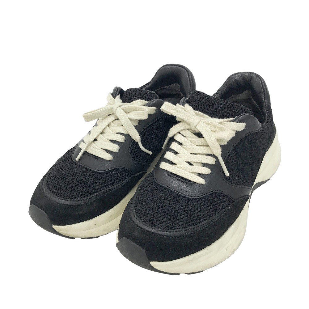 TORY BURCH トリーバーチ 139527 KICK TRAINER NEW REMEMBER スニーカー ブラック系 6 1/2cm 【中古】レディース