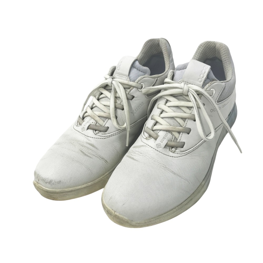 ecco エコー S-THREE 10296360618 ゴルフシューズ ホワイト系 EU38 【中古】ゴルフウェア レディース