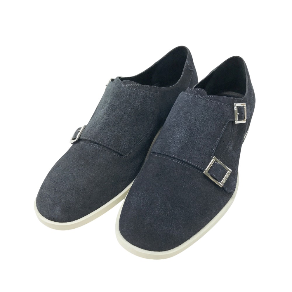 JIMMY CHOO ジミーチュウ  ダブルモンクストラップ スニーカー  米国海軍系 41 【中古】メンズ