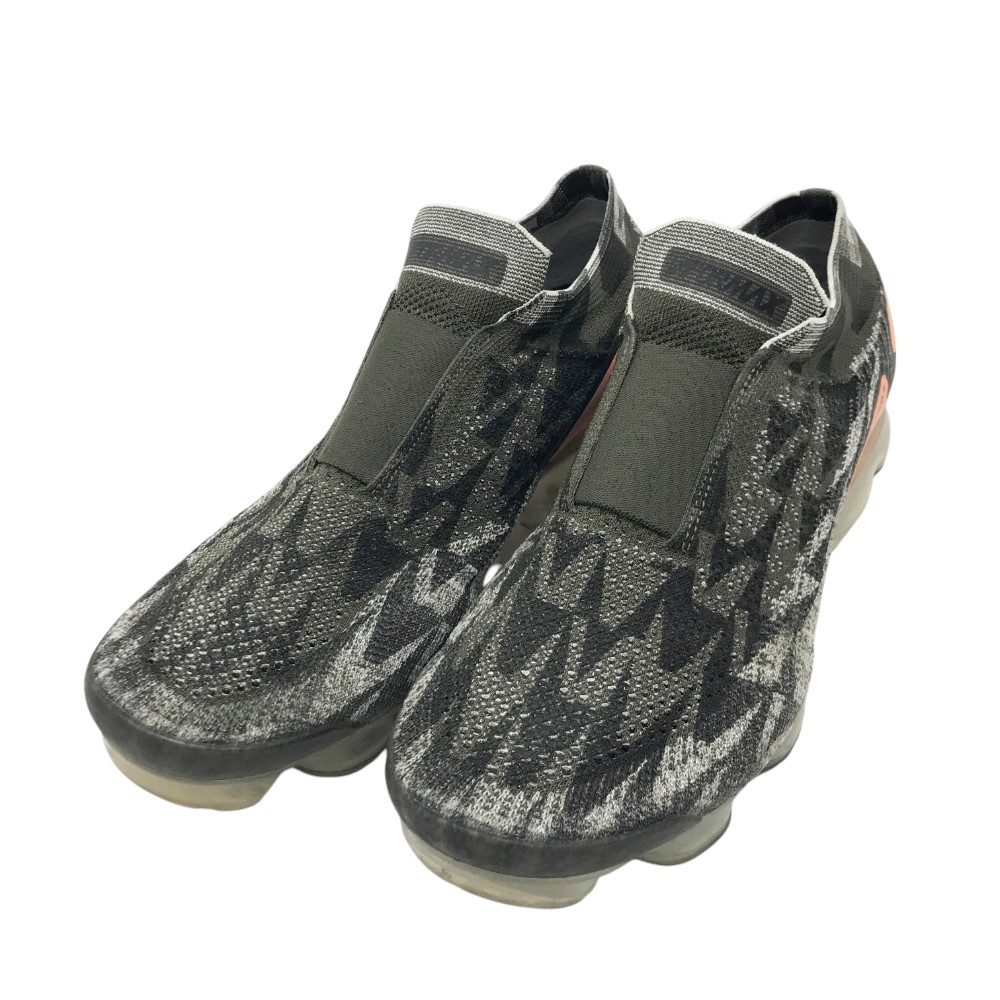 NIKE ナイキ AQ0996 AIR VAPORMAX FK MOC 2 エアヴェイパー マックス ニット スニーカ 総柄 カーキ系 28 【中古】メンズ