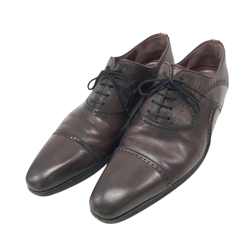 MAGNANNI マグナーニ 17254 ストレートチップシューズ レッド系 41 【中古】メンズ
